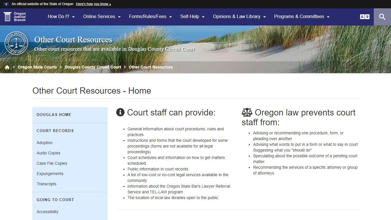 Oregon Judicial Department : Other Court Resources - Home ...